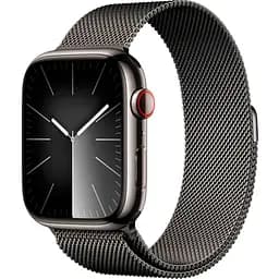 Смарт-годинник Apple Watch Series 9 GPS + Cellular 45mm Graphite Stainless Steel with Graphite Milanese Loop (MRMX3) [92677]