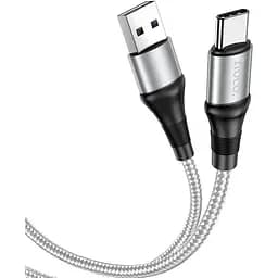 Кабель Hoco X50 Excellent charging data cable for Type-C Сірий