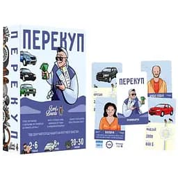 Настольная игра Lords of Boards Перекуп + набор промо карт (укр.) (LOB2217UA+1)