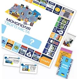 Настільна гра FlixPlay Монополія твого міста стікери філій (PLR-0031) - мініатюра 6