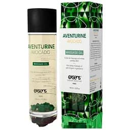 Масажне масло Exsens Aventurine Avocado анти-стрес з авантюрином, натуральне 100 мл