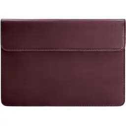 Кожаный чехол-конверт BlankNote на магнитах для ноутбука Универсальный Бордовый Crazy Horse