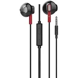 Проводные наушники Hoco M57 with mic Sky sound, 3.5mm, 1.2m, чёрные