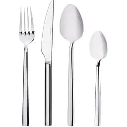 Набор столовых приборов из 24 предметов на 6 персон Ardesto Black Mars Bergmann (AR0724BES)