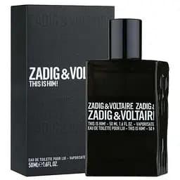 Оригинал Zadig & Voltaire This is Him 50 мл туалетная вода