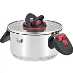 Кастрюля Krauff со стеклянной крышкой 2.7 л 18 см (26-303-019)