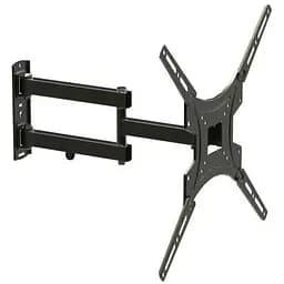 Настенный крепеж LCD/Plasma TV 26-55" Walfix R-383B черный, VESA 400x400, до 30 кг, наклон +/-15°, поворот 180`, отступ от