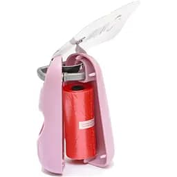 Тримач пакетів для збирання відходів Georplast Casper, 9,5х5х4 см + 1 рулон пакетів, в асортименті