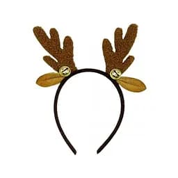 Обруч на голову Рожки и ушки с колокольчиком