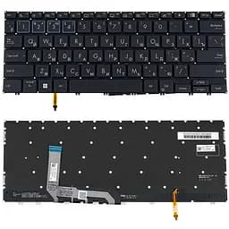 Клавіатура для ноутбука ASUS (B3402 series) rus, black, без фрейму, підсвічування клавіш