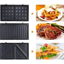 Бутербродниця Cecotec Rock`nToast 1000 3in1 [CCTC-03203] [109596] - мініатюра 7