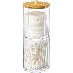 Органайзер двойной для ватных дисков и палочек МВМ My Home FH-27 Paris (FH-27 T/WOOD)