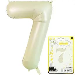Кулька фольгована цифра 7 491907 Білий shop (5550000334988)