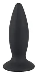 Анальна пробка Black Velvets Rechargeable Plug M 12.5 см (черный)