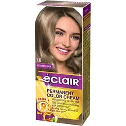 Крем-фарба для волосся Éclair Omega-9 стійка №7.0 Русий