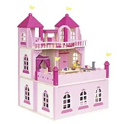 Кукольный домик Goki Замок закрывающийся, 2 этажа (51772G)