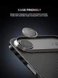 Захисне скло для камери Apple iPhone 17 Air, Supreme BI, золотий колір, з рамкою, глянцеве скло для захисту лінз, протиударне, прозоре, з клейовим шаром по контуру, не впливає на якість фото, ArmorStandart (ARM86450) - мініатюра 6