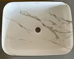 Умивальник накладний Mixxus Premium Diverse-0110 marble-Black 500x390x130 мм MP6517, Мармур - мініатюра 8