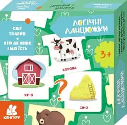 КЕНГУРУ Логічні ланцюжки. Світ тварин. Хто де живе і що їсть