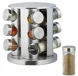 Органайзер набор для специй Bohmann BH-7860 12 баночек на вращающейся подставке