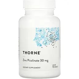Пиколинат цинка Thorne Zinc Picolinate 30 mg, 180 вегакапсул