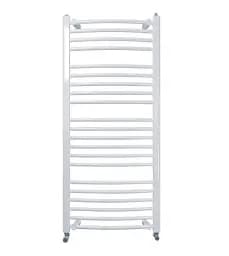 Рушникосушка водяна Heizung WG 21/55 вигнута 1210х550 мм 530 Вт Білий 30412