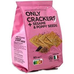 Крекери Премія з насінням кунжуту та маку 80 г