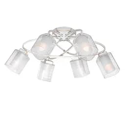 Люстра стельова Brille в спальню E14 40W WH (LK-633C/6) - мініатюра 4