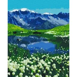 Картина по номерам Brushme Альпийские луга 40x50 см