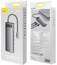 Хаб розгалужувач Baseus Metal Gleam 12-in-1 (WKWG020213) - мініатюра 7