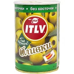 Оливки ITLV зелені без кісточки 314 мл