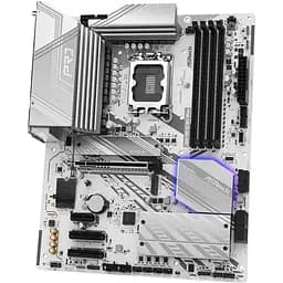Материнська плата AsRock Z890 PRO RS WIFI WHITE (1851/Z890, 4xDDR5, PCIex16, HDMI/DP/TB4, 4xSATA, 4xM.2, 2.5Glan, 7.1c - мініатюра 3