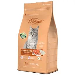 Сухий корм happyOne Premium Sterilized Fresh Salmon для стерилізованих кішок зі свіжим лососем 1,5кг