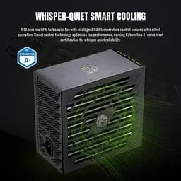 Блок живлення GameMax Lion core 1200P 1200W ATX 3.1 80+ Platinum (Lion core 1200P) - мініатюра 6