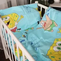 Наволочка MirSon Бязь Kids Time 17-0689 Спанч Боб 50х50 см (2200010253245) - мініатюра 2