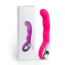 Вібратор для стимуляції точки G з гнучким корпусом та USB зарядкою Рожевий