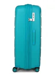 Валіза велика L поліпропілен Airtex 646 119л 79,5×52×30см Блакитний - мініатюра 5