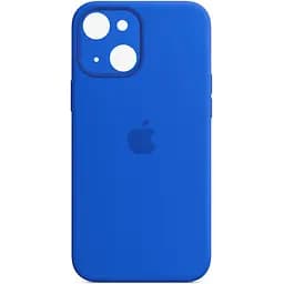 Чехол Silicone Case Full Camera Protective AA для iPhone 13 6.1" Синий / Capri Blue