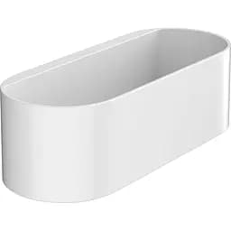 Полочка глубокая Hansgrohe WallStoris 25x10x7 см Matt White 27912700, Белый матовый