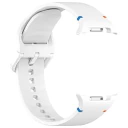Силіконовий ремінець на смарт годинник Samsung Galaxy Watch 8 40mm/8 Classic 46mm/8 44mm, Silicone, white, зі зручною застібкою, на фітнес браслет, ArmorStandart (ARM86868) - мініатюра 4