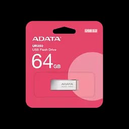 Флеш-накопичувач ADATA USB 3.2 UR 350 64Gb Сріблястий/Beige - мініатюра 2
