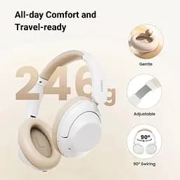 Бездротові навушники Ugreen HP202 HiTune Max5 Hybrid ANC Headphones (15809) білі - мініатюра 6