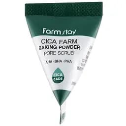 Скраб для лица FarmStay Cica Farm Baking Powder Pore Scrub с центеллой и кислотами 25 шт. х 7 мл