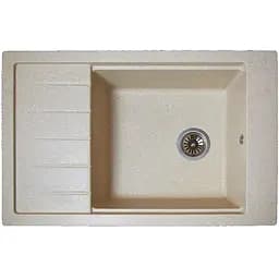 Гранітна кухонна мийка Romzha Patrat 78 Avena (501) з крилом