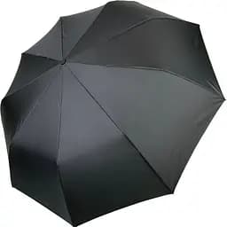 Мужской складной зонтик полуавтомат Три слона 100 см черная