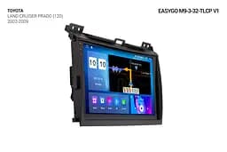 Штатна автомагнітола EasyGo M9-3-32-TLPC Toyota Land Cruiser Prado (120) 2002-2009 - мініатюра 3