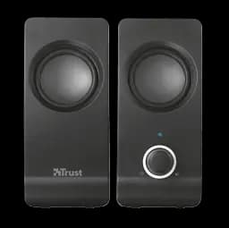 Колонки 2.0 Trust Remo, Black, 8W, працює від USB, регулятор гучності на передній панелі (17595) - мініатюра 2