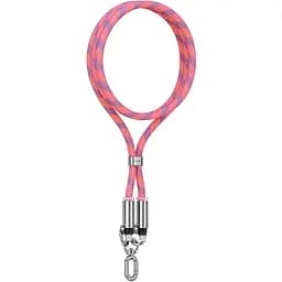 Дата кабель-шнурок Usams US-SJ745 Type-C to Type-C 60W (1.2m) Pink