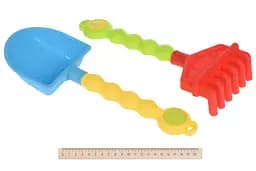 Набір для гри з піском Відерко 6 ел. рожеве Same Toy det0018430 - мініатюра 4