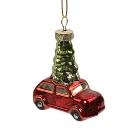 Ялинкова прикраса "Авто з ялинкою" 5,7*3*6,7 см, YQ1459601